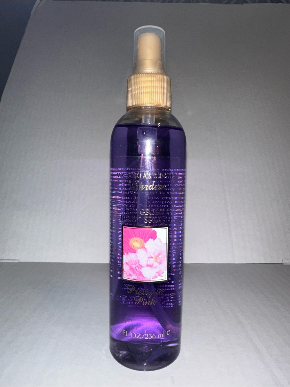 Victoria's Secret Purple Fragrance Mist Bottle